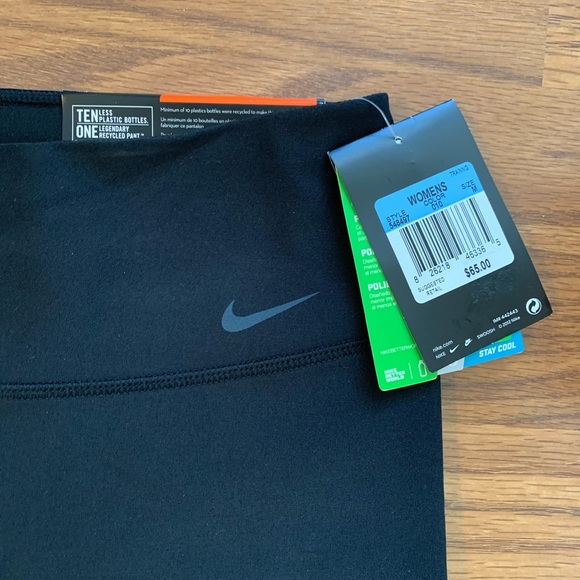 Nike slim fit crop capri leggings pants medium NWT - Picture 2 of 9